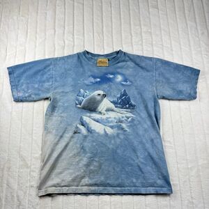 VTG 1999 The Mountain T-Shirt Size XL* All Over Print Tie Dye Seal Lion Walrus